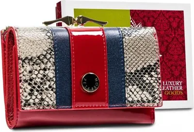 Produktbild von Peterson Portemonnaie aus Leder für Frauen Ionatanna rot One size