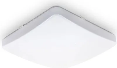 Produktbild von B.K.Licht LED Deckenleuchte Weiß eckig 27x27cm 12W 1200lm warmweiß 3000K