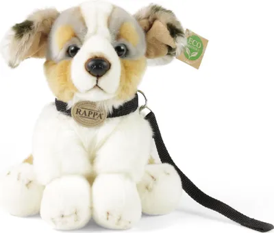 Immagine prodotto di Cane da pastore australiano in peluche con guinzaglio 28 cm ECO-FRIENDLY