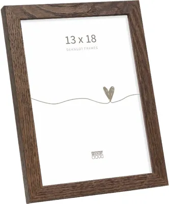 Immagine prodotto di Deknudt S47CJ3, cornice per foto in legno scuro, dimensioni 13x18 cm