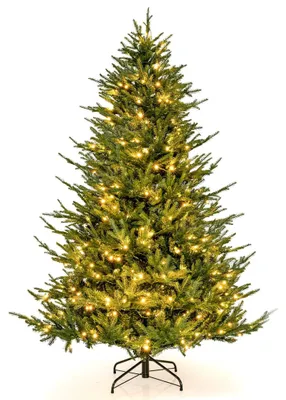 Produktbild von Künstlicher Weihnachtsbaum mit Beleuchtung, 213 cm, 8 Modi, warmweißes LED-Licht