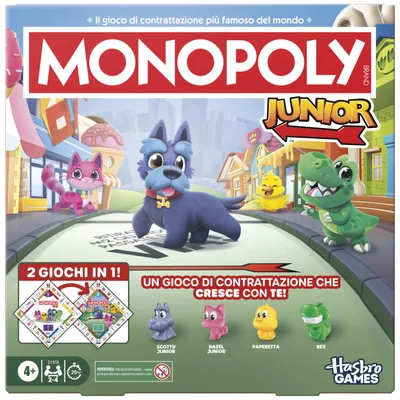 Produktbild von Monopoly Junior, 4 Jahr(e), 20 min