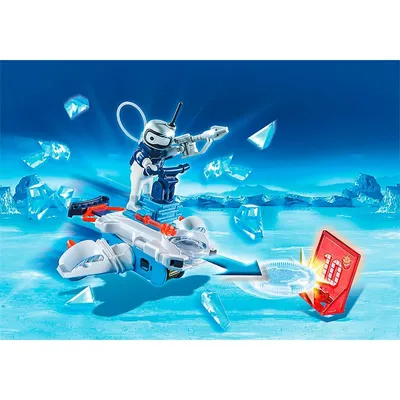 Obrázok produktu pre Oheň a akcia -  Akcia Figúrka robota  so stavebnicou ľadovej lode, (6833)