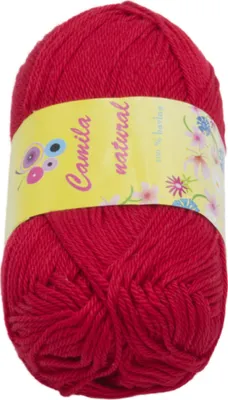 Immagine prodotto di Filato CAMILA naturale - 50g / 125 m - Rosso