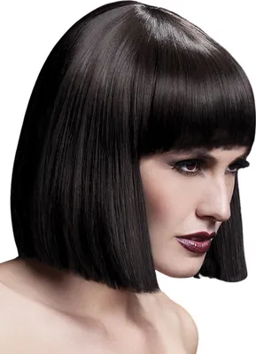 Produktbild von Blunt Cut dunkelbraun - Faschings Kostüm Perücke