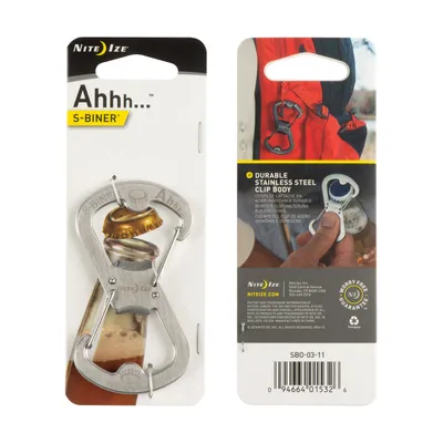 Obrázok produktu pre Karabína Nite Ize S-Biner Ahhh na otváranie fliaš