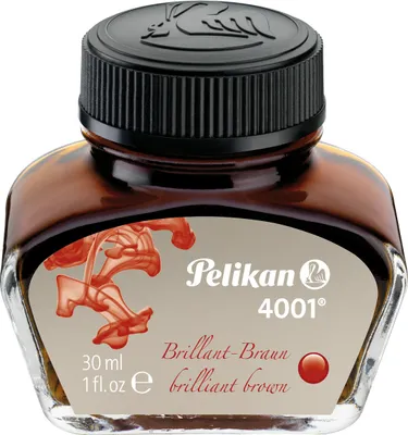 Produktbild von Pelikan Tinte 4001 im Glas braun Inhalt: 30 ml