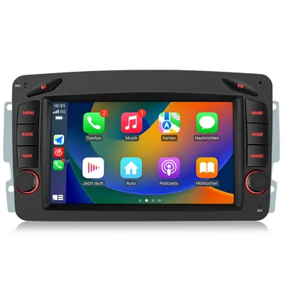 Obrázok produktu pre Carplay 7"2+32G Android 13 autorádio pre Mercedes W209 GPS Navi WIFI BT RDS DSP DAB+USB