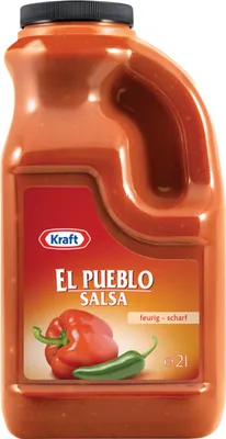 Produktbild von Kraft El Pueblo Salsa feurig scharf nach mexikanischer Art 2000ml