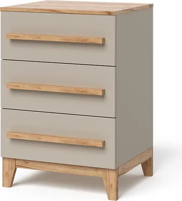 Obrázek produktu pro Kredenc Vitalispa Malia Kašmír/Řemeselné 60 x 88 cm se 3 zásuvkami, Model 58345