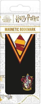 Produktbild von Harry Potter - Magnetisches Lesezeichen, Gryffindor Uniform PM8877 (Einheitsgröße) (Schwarz/Rot)