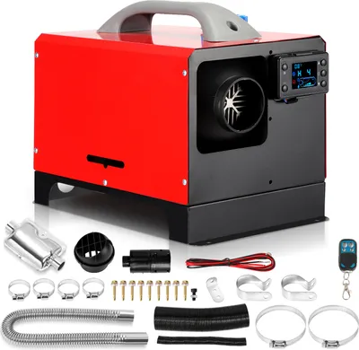 Produktbild von Jayseuw Luftheizung Air Heater Diesel Standheizung Luft Dieselheizung Standheizung 12 V 8KW, Lufterhitzer, mit LCD-Display & Fernbedienung Heizung