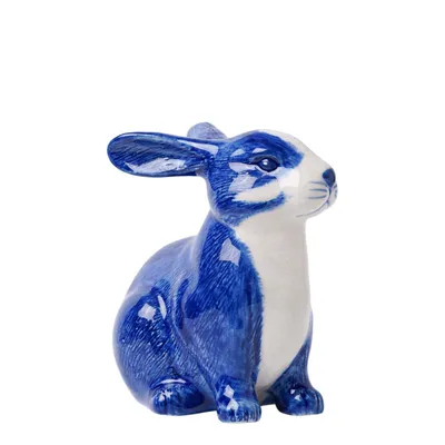 Image de Heinen Delfts Blauw – Lapin en faïence de Delft