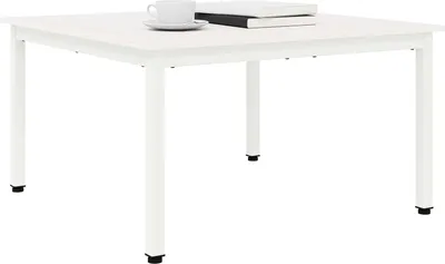 Immagine prodotto di Tavolino SYFAX™ bianco 80 x 80 x 45 cm in legno di pino massiccio