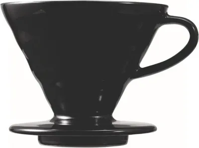 Produktbild von HARIO Dripper V60-02 Kaffeebereiter Filterhalter KERAMIK Schwarz Matt