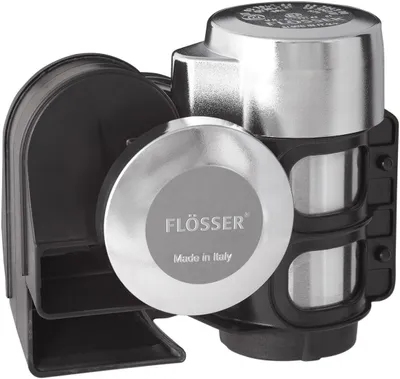 Image de Corne D'air 520+660 Hz, 12V, Chrome.