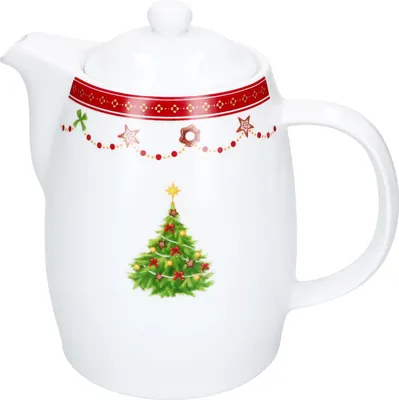 Produktbild von Kanne Weihnachtstraum 850ml Porzellan Tee & Kaffee Tanne Weihnachten