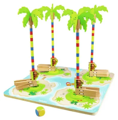 Produktbild von Beleduc Monkey Rallye Brettspiel Gelb Kinder Gelb One Size