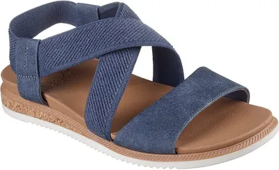 Produktbild von Skechers Bobs Desert Kiss Low Sandalen Plat - Blauw - Maat 37