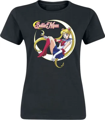 Produktbild von Sailor Moon T-Shirt Damen Sailor Moon schwarz M