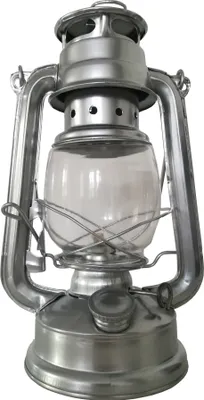 Produktbild von Petroleum Sturmlampe 24 cm silber Sturmlaterne Laterne Lampe