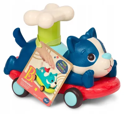 Produktbild von b.Toys PawMobiles Hundefahrzeug mit Schubantrieb dunkelblau
