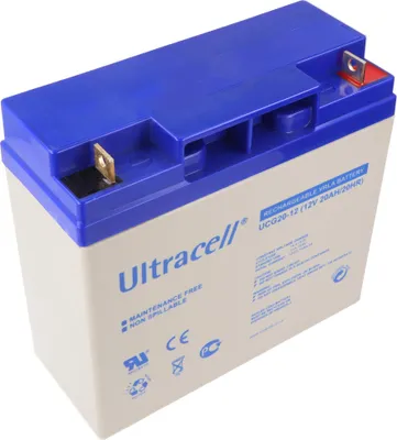 Immagine prodotto di Ultracell UCG20-12 Batteria al piombo AGM a prova di ciclo da 12 V 20 Ah