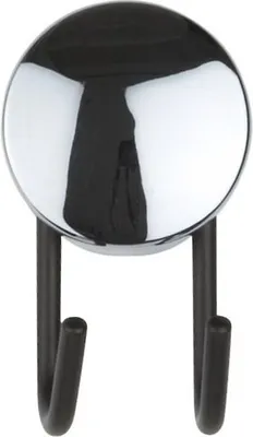 Produktbild von Galzone Handtuchhaken rund chrom/schwarz