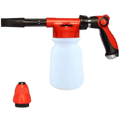Produktbild von 1L Schaumpistole Autowäsche, Schaumkanone, Schaumsprüher Auto für Autoreinigung Bewässerung Werkzeug, Weiß