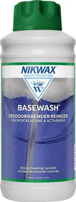Produktbild von NIKWAX BaseWash Waschmittel desodorierender Reiniger Funktionsunterwäsche 1L