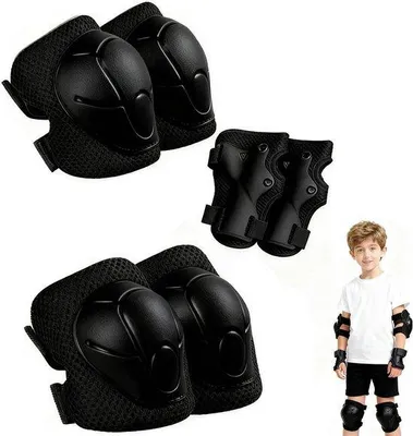Productafbeelding van Omgoods - Set van 6 Knie- en Elleboogbeschermers voor Kinderen