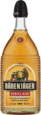 Produktbild von Bärenjäger Honig Likör mit Bienenhonig und kristallklarem Vodka 700ml