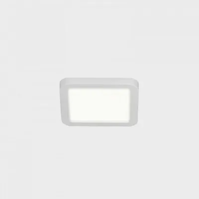 Image de KOHL LIGHTING DISC SLIM SQ Luminaire encastré avec cadre 90 x 90 mm, blanc, 6 W, CRI 80, 3000 K, non dimmable