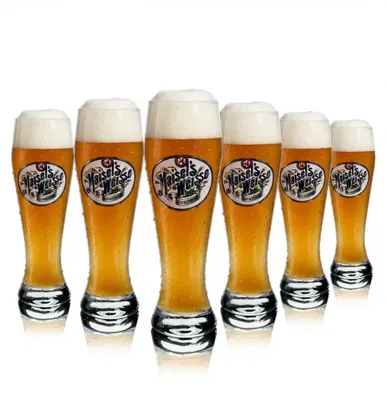 Produktbild von 6x Maisels Weisse Weißbier Glas 0,3l Hefe Kristall Weizen Gläser Gastro Geeicht