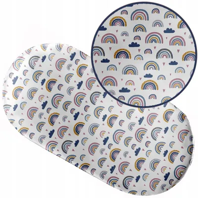 Produktbild von Spannbettlaken mit Gummizug 38x80 cm für Kinderwagen Moseskorb Wiege 100% Baumwolle