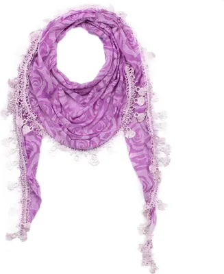 Produktbild von Dreiecktuch - Rosenmuster - pink - Halstuch