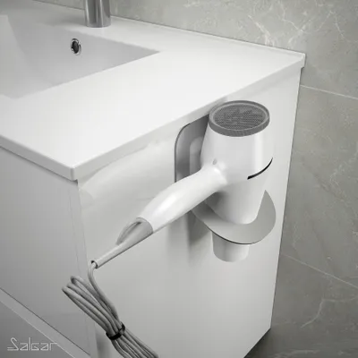 Obrázok produktu pre Držiak fénu Minimal hliník