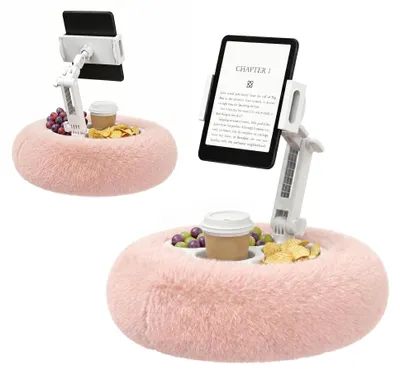 Produktbild von Elzusha – Verstellbarer Tablet-Halter, Rosa – Universelle Halterung für Tablets und E-Reader