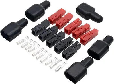 Produktbild von Elektrische Connector Sockels - 10 stuks, 30AMP Power Pole, rubberen mouwen