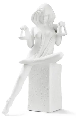 Produktbild von Goebel Figur Christel Zodiacs Sternzeichen Waage weiblich, Biskuit-Porzellan, 67900921