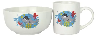 Obrázek produktu pro Porcelánová dětská sada nádobí se soupravou hrnku a šálku