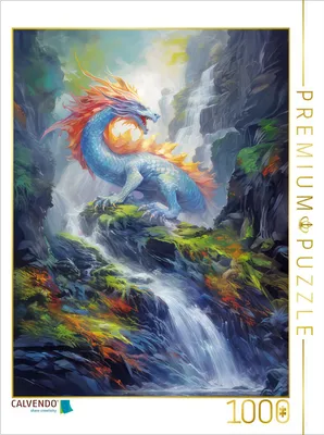 Produktbild von CALVENDO Puzzle Das Land der Drachenlegenden | 1000 Teile Lege-Größe 64x48cm Foto-Puzzle für glückliche Stunden