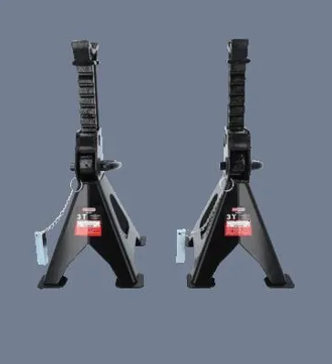 Immagine prodotto di KS-Tools set di cavalletti di sostegno in acciaio 160.0370, cavalletti, cavalletto di sostegno per auto, in 2 parti con capacità di carico di 3 t