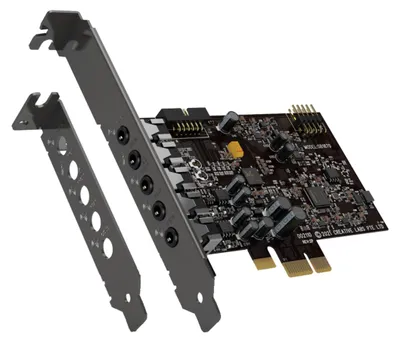 Produktbild von Creative Labs Sound blaster audigy fx v2, 5.1 Kanäle, Eingebaut, 24 Bit, 120 dB, PCI-E