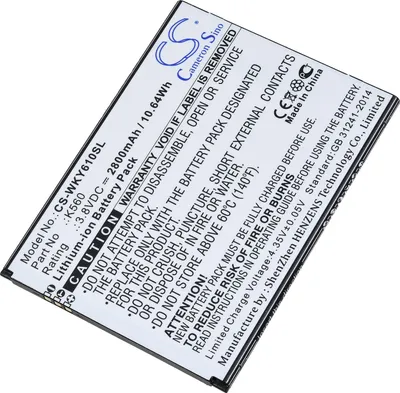 Produktbild von Akku kompatibel mit Wiko Typ K560