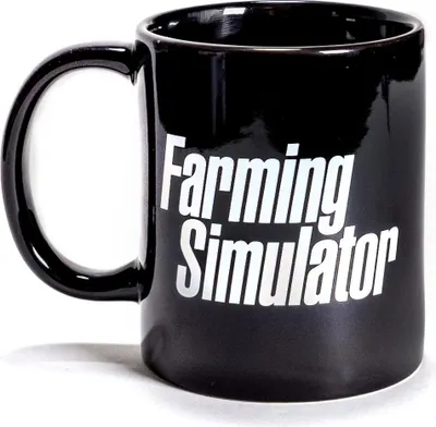 Immagine prodotto di Landwirtschafssimulator Tasse aus Keramik Schriftzug in Reifenabdruck-Optik