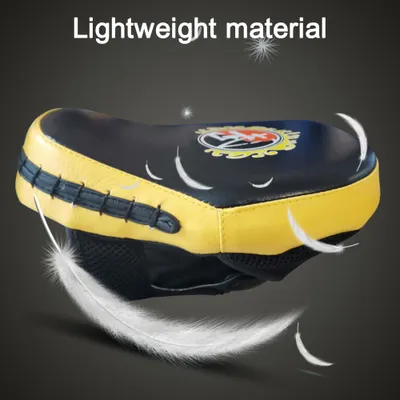 Produktbild von Boxpratzen für optimale Schlagdämpfung,Trainerpratzen Boxing Pad für Männer Frauen,Schlagkissen für Karate Taekwondo Muay Thai,(Gelb)