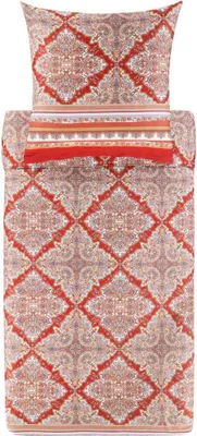 Obrázok produktu pre Súprava bavlneného saténu Bassetti MARECHIARO Farba ČERVENÁ R1 Rozmer 135x200+80x80