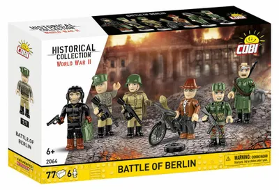 Immagine prodotto di Cobi Klemmbaustein-Set Schlacht um Berlin, WW2, mit 6 Figuren, 2064