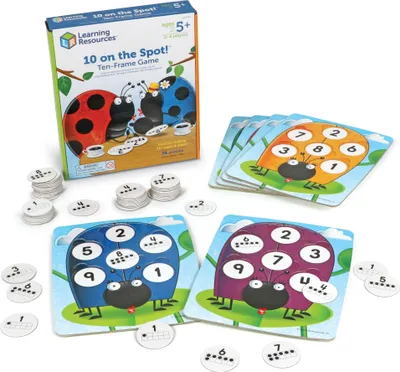 Produktbild von Learning Resources Lernspiel Mathematik - 10 On The Spot! Zählspiel für Kinder